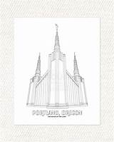 Oregon Lds Portland sketch template