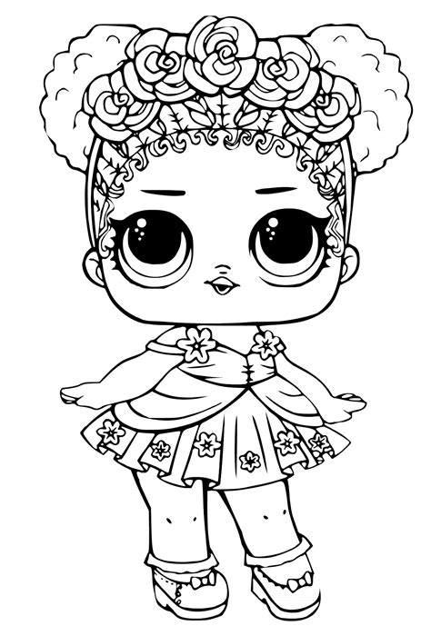 lol coloring pages flower girl coloring pages