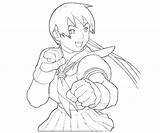 Sakura Kasugano Smile Gakuen Shiritsu Justice Coloring Pages sketch template