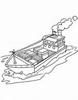 Ship Coloring Cargo Cruise Container Drawing Pages Print Printable Kids Color Getcolorings Getdrawings sketch template