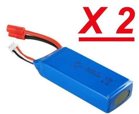 pz batterie agli ioni  litio  mah   telecomando syma xc xw xg drone ebay