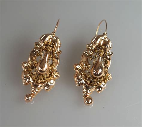 antieke gouden oorbellen amsterdam antieke sieraden kroone