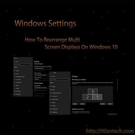 【windows】how To Rearrange Multi Screen Displays Windows 10