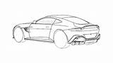 Aston Martin Vantage Drawing Patent Revealed Drawings sketch template
