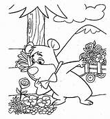 Yogi Bear Coloring Boo Pages Animated Coloringpages1001 Kids Fun Print Gif Do Gifs sketch template