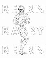 Bernie Buff sketch template