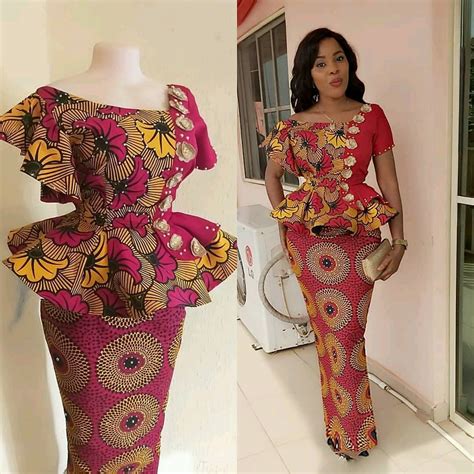 Check Out Latest Ankara Skirt And Blouse Design 2019 For