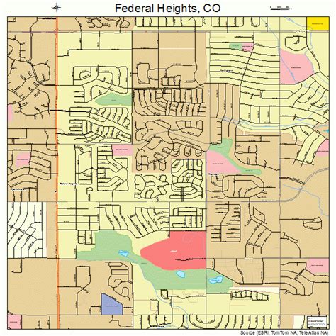 federal heights colorado street map