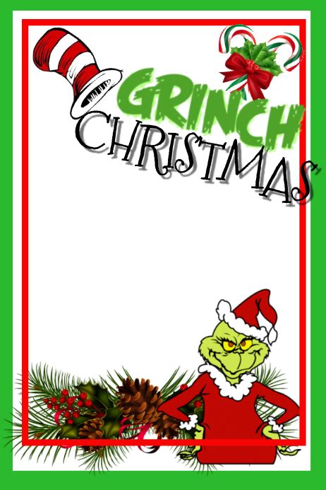 grinch template postermywall