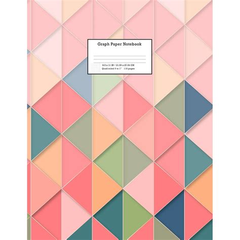 graph paper notebook grid paper notebook  sheets large
