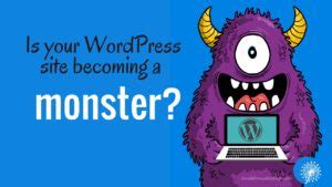 wordpress site   monster