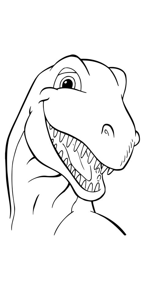 angry dinosaur coloring page  printable coloring pages  kids