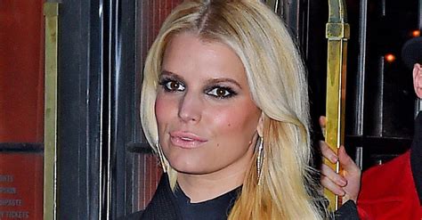 jessica simpson goes braless in sexy little black dress for date night