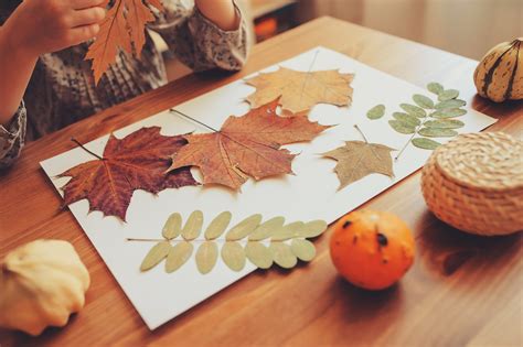 autumn leaf crafts  kids mothering