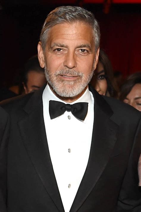 george clooney haircuts hairstyles