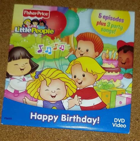 fisher price  people dvd happy birthday  episodes party sing