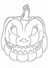 Scary Coloring Pages sketch template