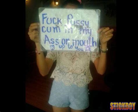 Photo Special Thai Hookers With Funny And Filthy Signs
