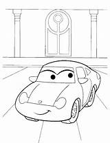 Cars Sally Carrera Coloring Court Pages Pages2color Cookie Copyright sketch template