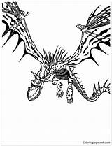 Nightmare Monstrous Pages Dragon Coloring Color Kids sketch template