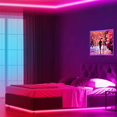 Where To Put Led Strips In Bedroom