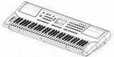 Drawing Keyboard Piano Musical Instrument Organ Paintingvalley Patents Electronic Drawings sketch template