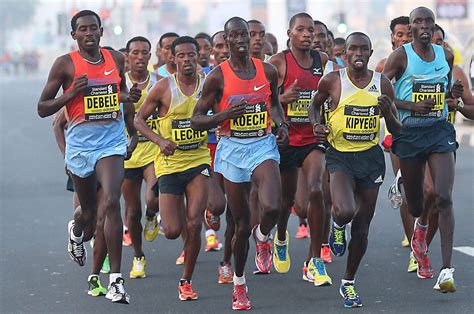 kenyans ethiopians dominate  lagos city marathon nigerian canadian newspaper canada