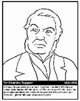 Coloring Minister Prime Canadian Tupper Crayola Pages sketch template