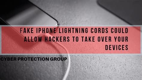 fake iphone lightning cords  letting hackers   devices cpg