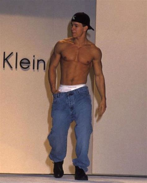 Mark Wahlberg At A Calvin Klein Runway Show Mark