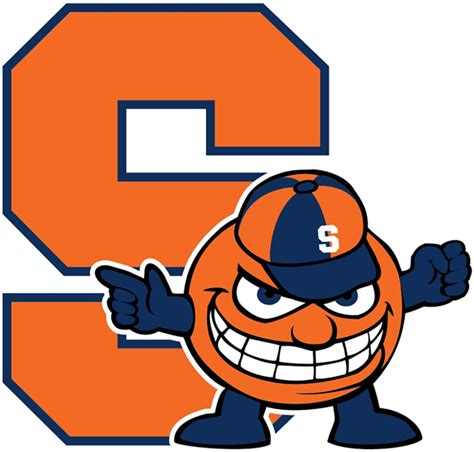 syracuse orange mascot logo ncaa division    ncaa   chris creamers sports logos
