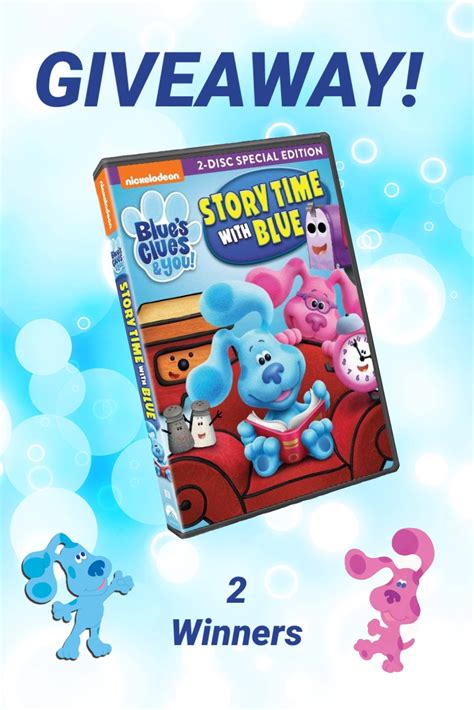 giveaway blues clues  story time  blue  september