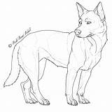 Dog Drawing Line Clipart Cattle Lineart Australian Red Getdrawings Simple Blue Husky Realistic Webstockreview sketch template
