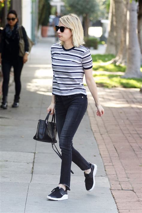 Emma Roberts Casual Style Out In Los Angeles 03 15 2016