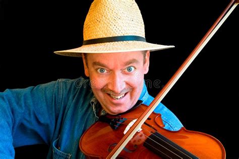 fiddle player stock image image  lively playing performance