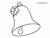 Coloring Pages Bell Bells Christmas Printable Dot Colouring Velg Tavle sketch template