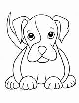 Boxer Puppy Anjing Diwarnai Sketsa Samanthasbell Imut Mewarnai Jingga sketch template
