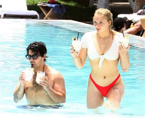 Sophie Turner In Bikini At The Delano Hotel Pool In Miami