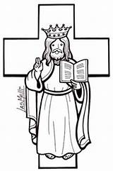 Cristo Rey Para Imagen Re Chrystus Król Christ King Coloring Google Szukaj Pages Catequesis La Religion Kids Christo sketch template