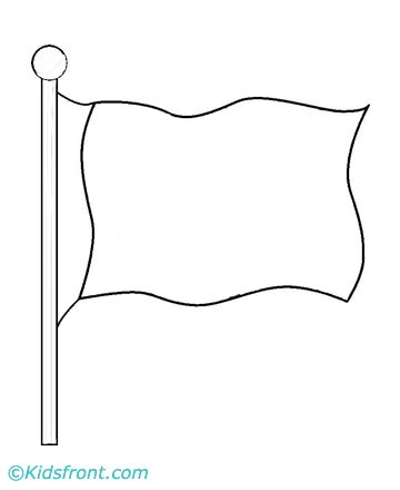 flag coloring pages printable