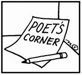 Poetry Poet Poems Poem Verse Clipartmag sketch template