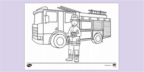 fire truck colouring page  print colouring sheets