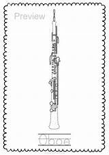 Musique Hautbois Woodwind Basson Bassoon Instruments Hudebni Dadada sketch template