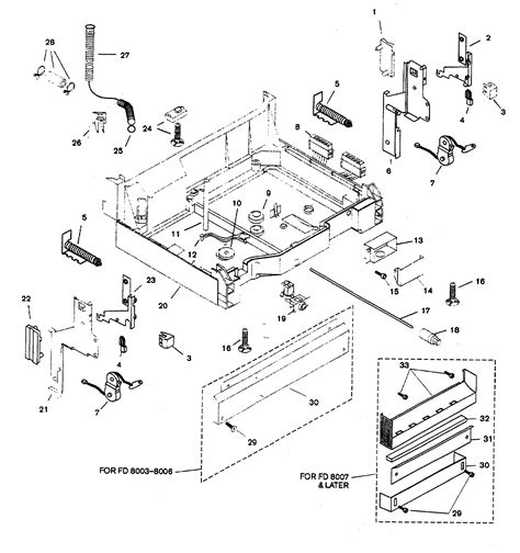 base diagram parts list  model shuuc bosch parts dishwasher parts searspartsdirect