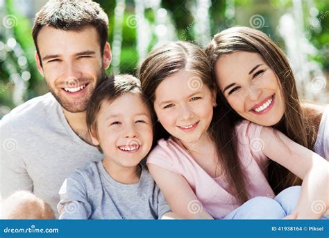 happy family   stock photo image