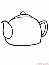 Coloring Teapot Clipartbest Pages sketch template