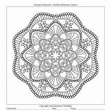 Lotus Meditations sketch template