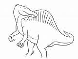 Spinosaurus Printable Espinossauro Raskrasil sketch template