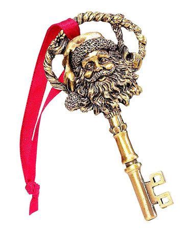 santa key ornament  ganz  zulily today