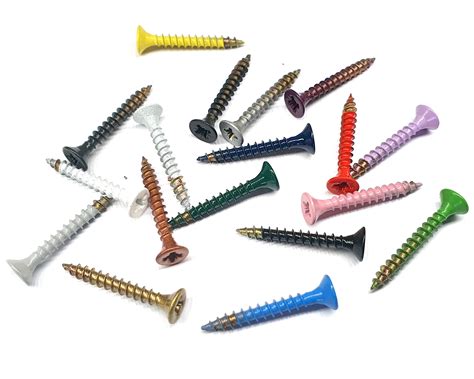 coloured screws
